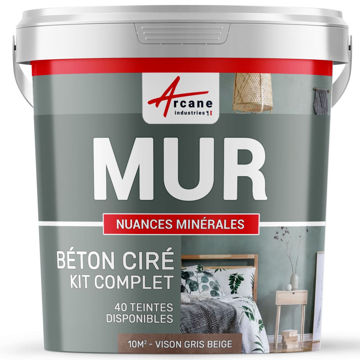 Beton Cire Mur Kit Complet 40 Couleurs Maison Etanche