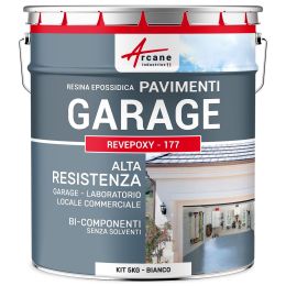 Resina per pavimenti garage : REVEPOXY -1 77 5 kg (fino a 16 m² in 2 strati) Bianco