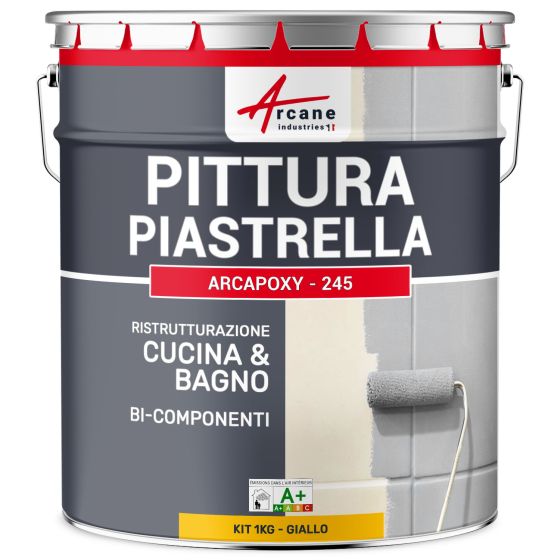 ARCAPOXY - 245 1 kg (fino a 10 m² in 2 strati) Giallo traffico - RAL 1023