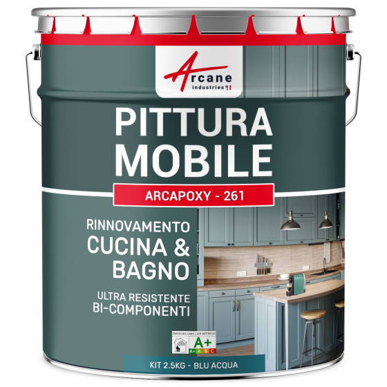 ARCAPOXY - 261 2.5 kg (fino a 30 m² in 2 strati) RAL 5021 - Blu Acqua