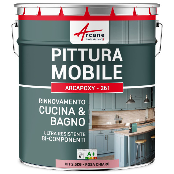 ARCAPOXY - 261 2.5 kg (fino a 30 m² in 2 strati) RAL 3015 - Rosa Chiaro