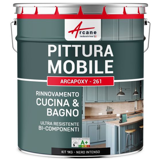 ARCAPOXY - 261 1 kg (fino a 12 m² in 2 strati) RAL 9005 - Nero Intenso