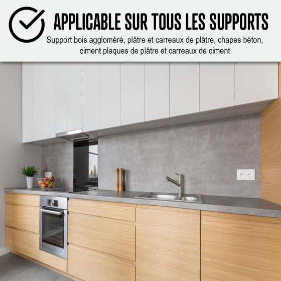 béton ciré plan de travail - BETON CIRE CUISINE - Kit Complet