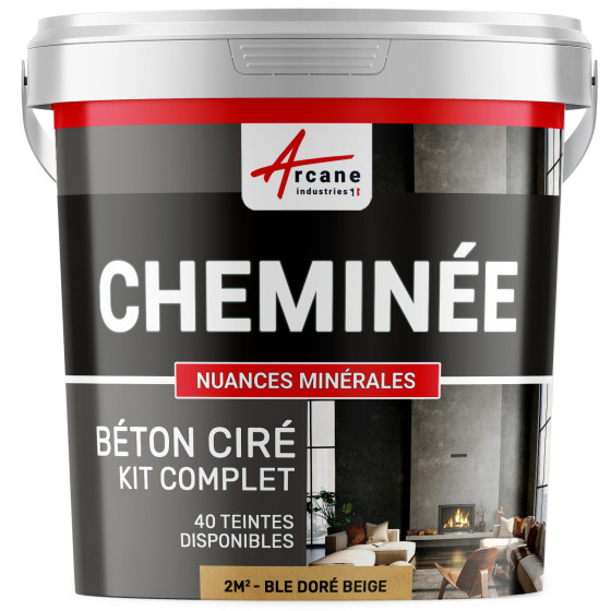 Gewaxt Beton Kit voor Schoorstenen