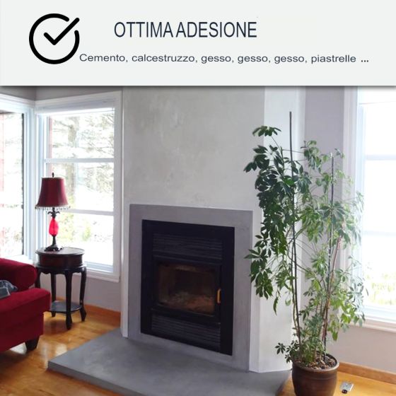 Beton cire Kit voor Schoorstenen