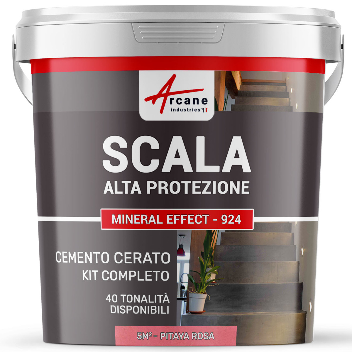 Kit microcemento rosa per scale | Arcane Industries