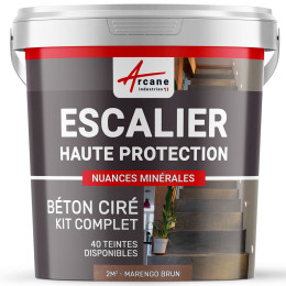 B‚ton Cir‚ Escalier - Kit Complet-kit2m2-Marengo-Brun-Aspect / Couleur