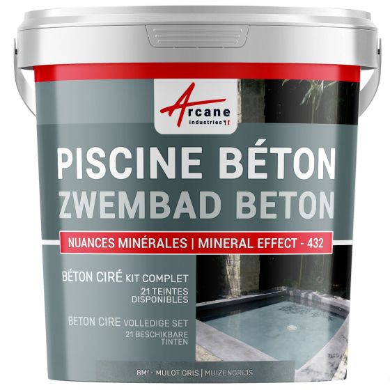 Beton cire Kit voor Betonnen Zwembaden - Waterdichte Coating met Hoge Weerstand voor ZWEMBADEN