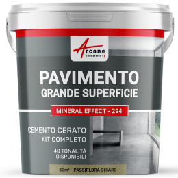 KIT CEMENTO CERATO PAVIMENTO BEIGE GRANDI SUPERFICI ALTA PROTEZIONE
