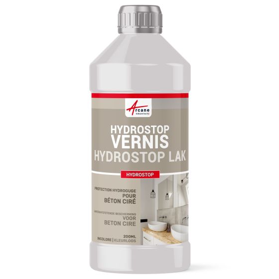 Vernis voor beton cire, water - en olieafstotende bescherming: HYDROSTOP