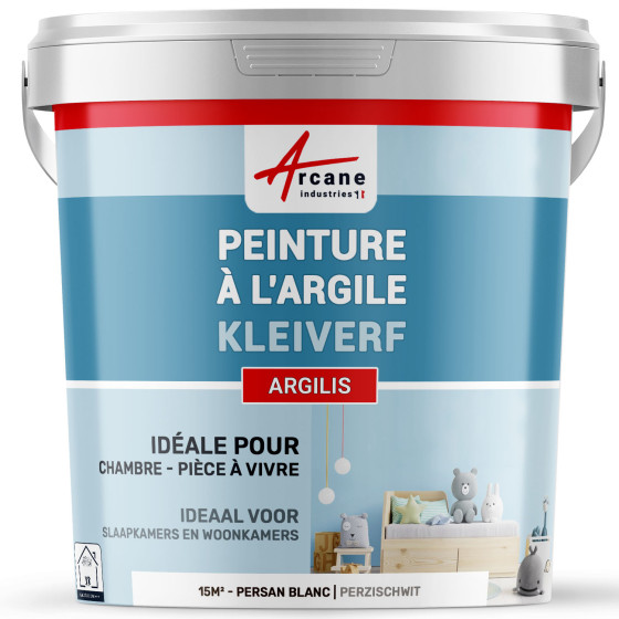 Natuurlijke kleiverf decoratie kinderkamer - ARGILIS - 15 m² (2