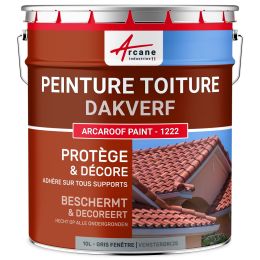 Dak- en Tegelverf : ARCAROOF PAINT -1222 - - venstergrijs - 10L
