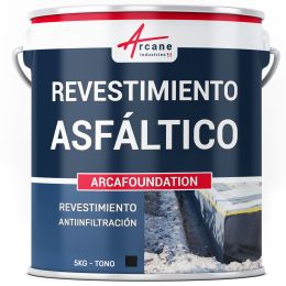 Revestimiento bituminoso de impermeabilización para cimientos de bloques de hormigón de casa: ARCAFOUNDATION