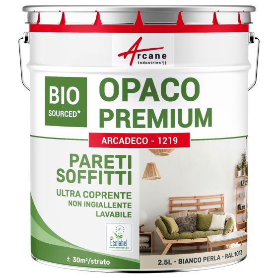 Vernice opaca per pareti e soffitti: ARCADECO BIOSOURCE OPACO Vernice opaca per pareti e soffitti: ARCADECO BIOSOURCE OPACO