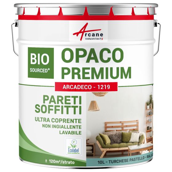 Vernice opaca per pareti e soffitti: ARCADECO BIOSOURCE OPACO