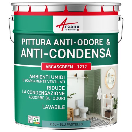 Pittura anti-condensa, anti-odore per ambienti umidi: Arcascreen - 1212 Pittura anti-condensa, anti-odore per ambienti umidi: Arcascreen - 1212
