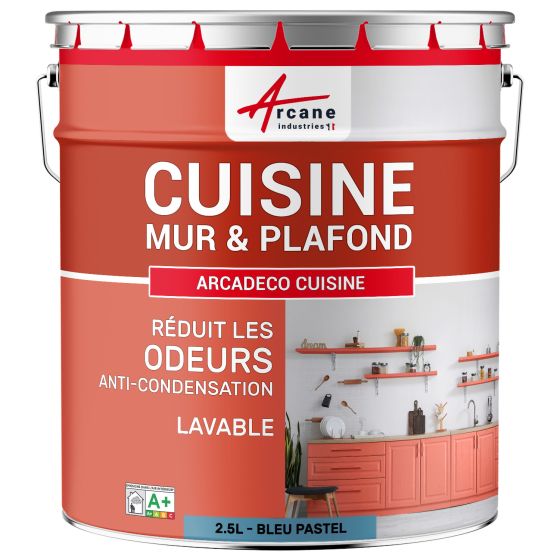 Peinture cuisine lavable, mur et plafond : ARCADÉCO CUISINE Couleur / Aspect Peinture cuisine lavable, mur et plafond : ARCADÉCO CUISINE Couleur / Aspect