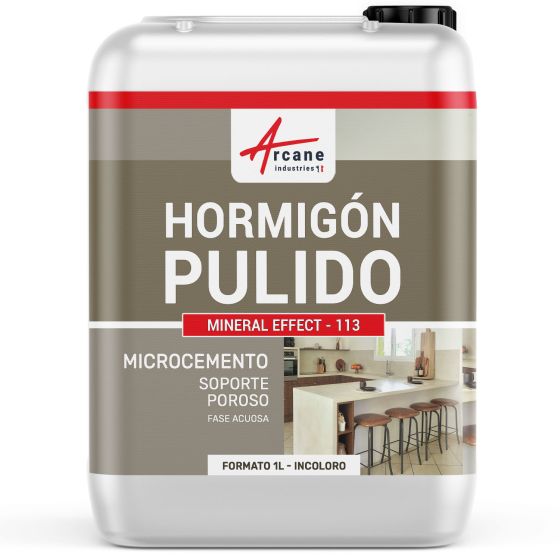 Tapaporos para hormigón pulido