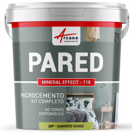 KIT DE HORMIGÓN PULIDO PARA PAREDES2 m² - Acabado mate