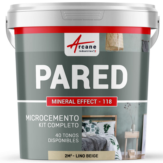 KIT DE HORMIGÓN PULIDO PARA PAREDES2 m² - Acabado mate