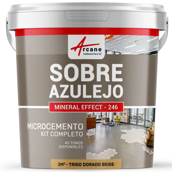 KIT DE HORMIGÓN PULIDO PARA AZULEJOS2 m² (en 2 capas)