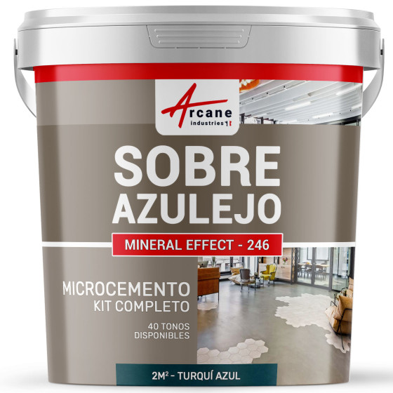 KIT DE HORMIGÓN PULIDO PARA AZULEJOS2 m² (en 2 capas)