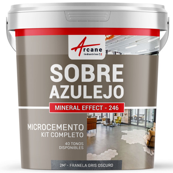 KIT DE HORMIGÓN PULIDO PARA AZULEJOS2 m² (en 2 capas)