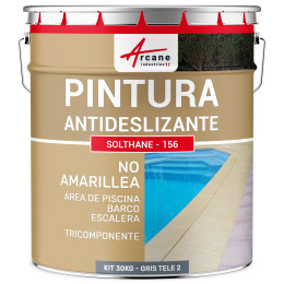 Pintura Antideslizante Suelos Exteriores e Interiores - RESINA SOLTHANE RD30 kg