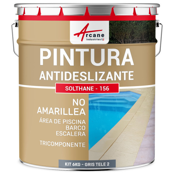 Pintura Antideslizante Suelos Exteriores e Interiores - RESINA SOLTHANE RD6 Kg