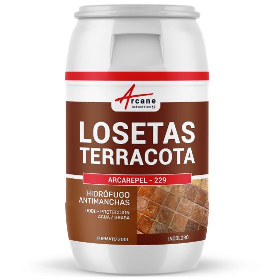 Hidrófugo terracota, impermeabilizante para suelos de terracota y antimanchas: IMPERTERRASSE BALDOSA