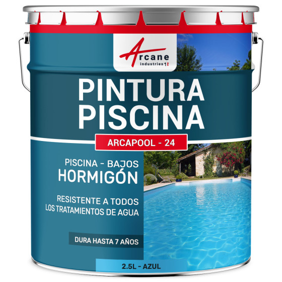 Pintura para Piscina de Hormigón  ARCAPOOL Azul  2.5 L