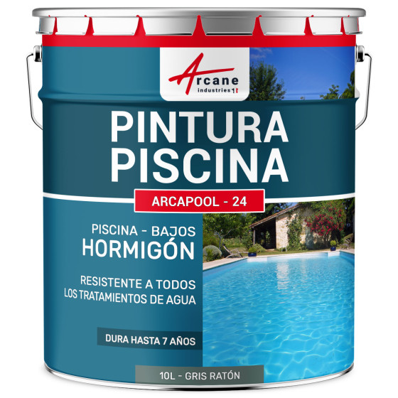 Pintura para Piscina de Hormigón  ARCAPOOL Gris Ratón  RAL 7005  10 L