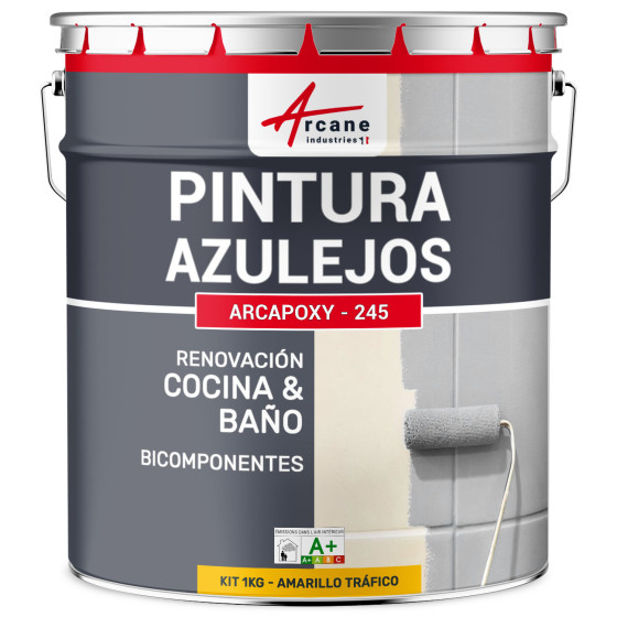 PINTURA PARA AZULEJOS DE COCINA Y BAÑO - ARCAPOXY AZULEJOS1 kg (hasta 10 m² en 2 capas) PINTURA PARA AZULEJOS DE COCINA Y BAÑO - ARCAPOXY AZULEJOS1 kg (hasta 10 m² en 2 capas)