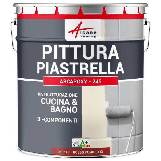PITTURA PER PIATRELLA CUCINA E BAGNO : ARCAPOXY - 245 PITTURA PER PIATRELLA CUCINA E BAGNO : ARCAPOXY - 245