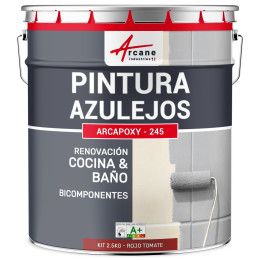 PINTURA PARA AZULEJOS DE COCINA Y BAÑO - ARCAPOXY AZULEJOS2.5 kg (hasta 25 m² en 2 capas)