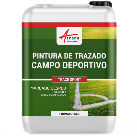 Pintura para campo de fútbol sobre césped TRACE SPORT Blanco 15 kg Pintura para campo de fútbol sobre césped TRACE SPORT Blanco 15 kg