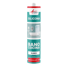 Junta para baño Silicona para ducha - bañera - lavabo ARCAMASTIC SANITARIO Blanco 300 ml x 1