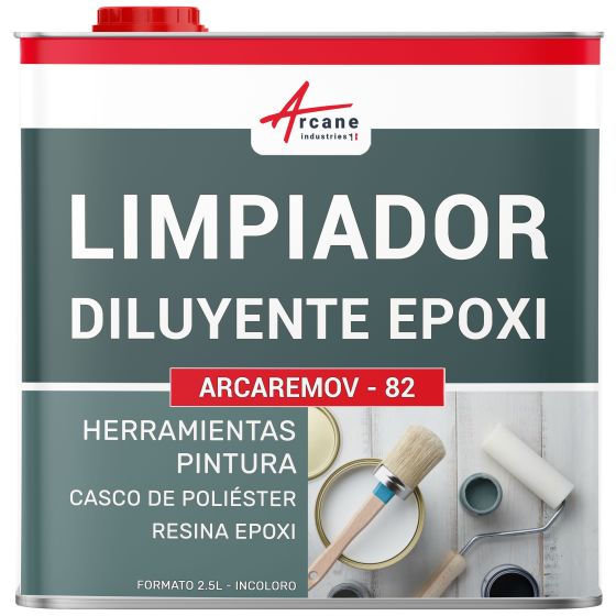 Diluyente para pintura epoxy y solvente de limpieza Limpiador de Equipos de Aplicación EPOXY - Limpiador de Casco 2.5 L Diluyente para pintura epoxy y solvente de limpieza Limpiador de Equipos de Aplicación EPOXY - Limpiador de Casco 2.5 L