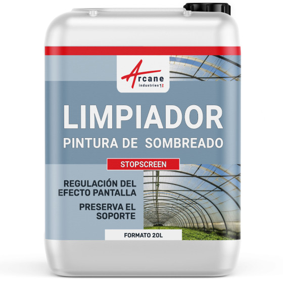 Eliminación total de las pinturas de sombreado STOPSCREEN Líquido Transparente 20 L