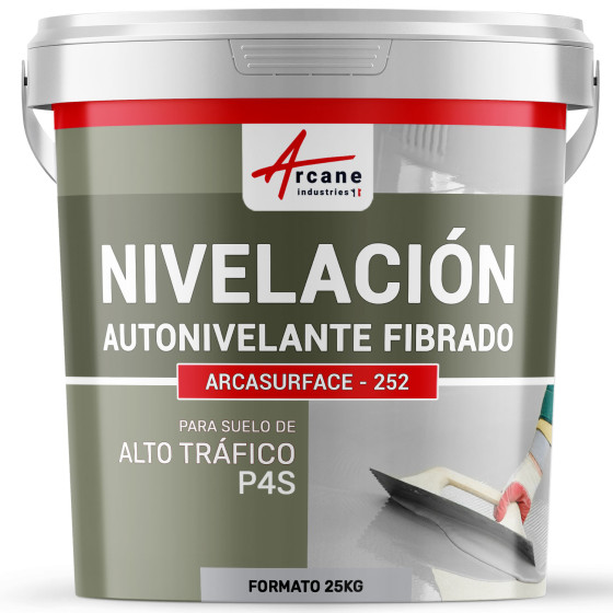 Nivelador autonivelante con fibra para suelos autonivelantes RAGREPLUS AL FIBRE Gris 25 kg (hasta 17 m² para 1 mm de grosor)