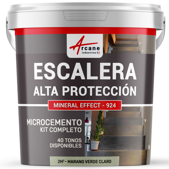Hormigón Pulido para Escaleras Kit Completo Marang Verde Claro 2 m² (en 2 capas)