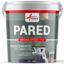 KIT DE HORMIGÓN PULIDO PARA PAREDES - Higo - 2 m² - Acabado mate