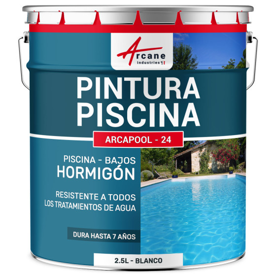 Pintura para Piscina de Hormigón  ARCAPOOL Blanco  2.5 L