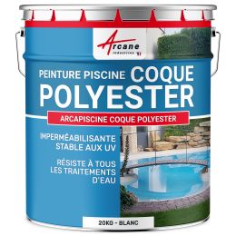Peinture piscine polyuréthane pour coques polyester- Aspect / Couleur