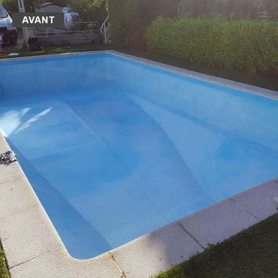 Vernice per piscine per gusci in poliestere 5 kg  Blu Cielo - RAL 5015