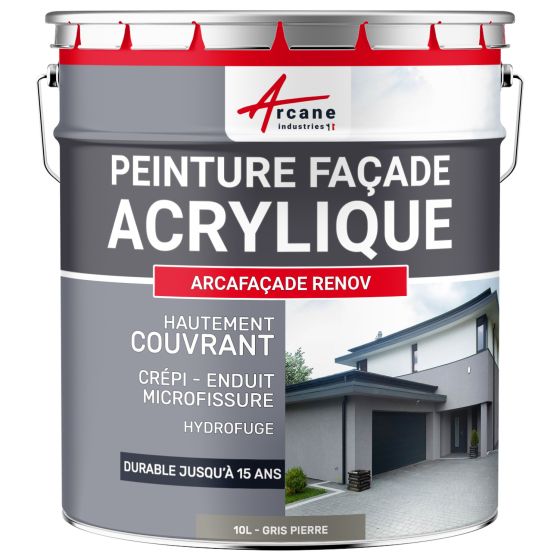 Peinture Façade Acrylique pour Crépi - ARCAFAÇADE RENOV-Aspect / Couleur Peinture Façade Acrylique pour Crépi - ARCAFAÇADE RENOV-Aspect / Couleur