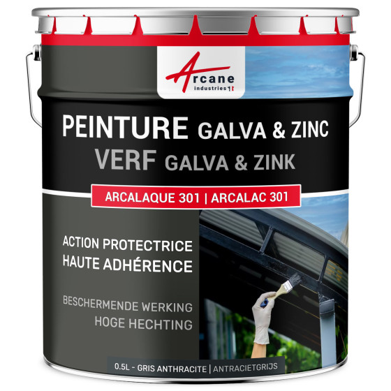 Verf voor Galva & Zink: ARCALAQUE 301 - 0.5 L