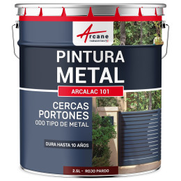 Pintura para Metal ARCALAQUE 101 Rojo pardo Ral 3011 2.5 L