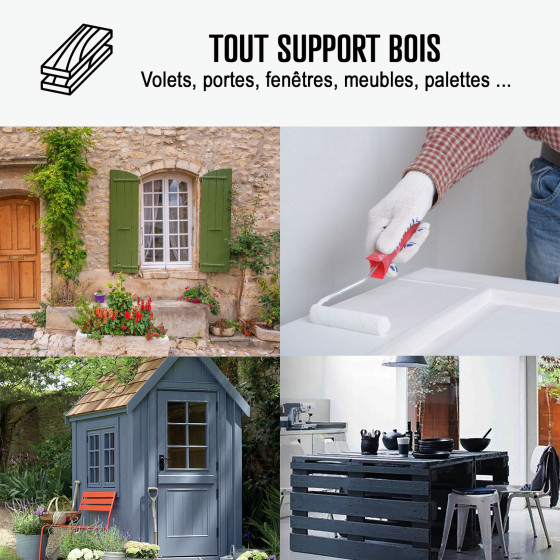 Peinture bois extérieuret intérieur - ARCALAQUE 201