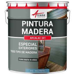 Pintura para madera exterior e interior ARCALAQUE 201 0.5 L Azul Pastel RAL 5024